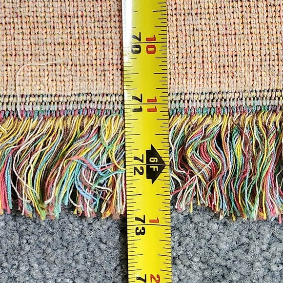 NWT Carolinas Mutual Woodworkers & Weavers Assoc Santa woven blanket Made in USA - Picture 7 of 12